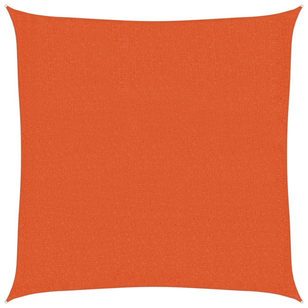 Sonnensegel 160 g/m² Orange 3x3 m HDPE