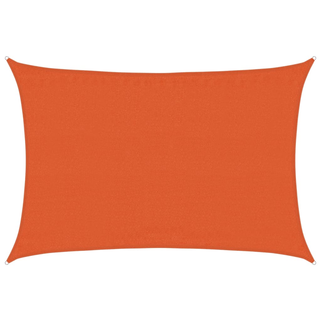 Sonnensegel 160 g/m² Orange 3,5x4,5 m HDPE
