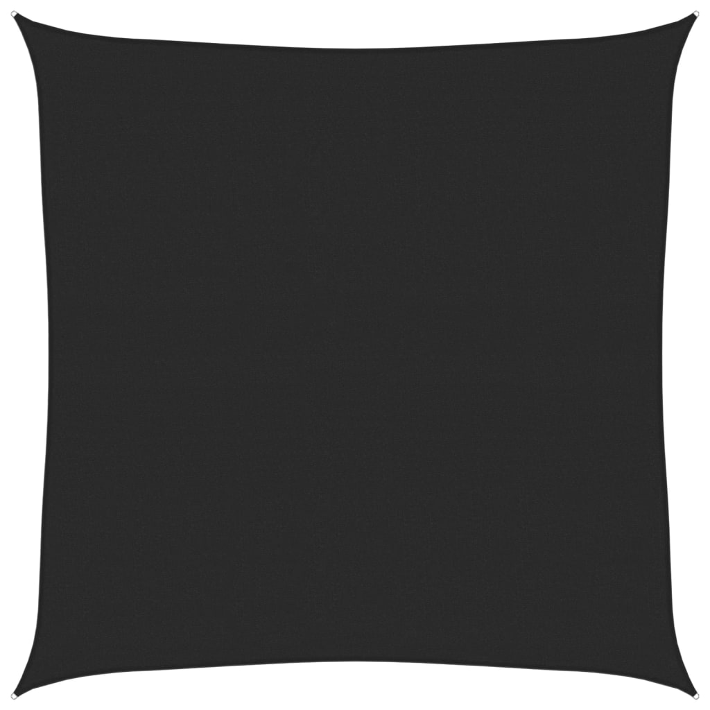 Sonnensegel 160 g/m² Schwarz 4,5x4,5 m HDPE