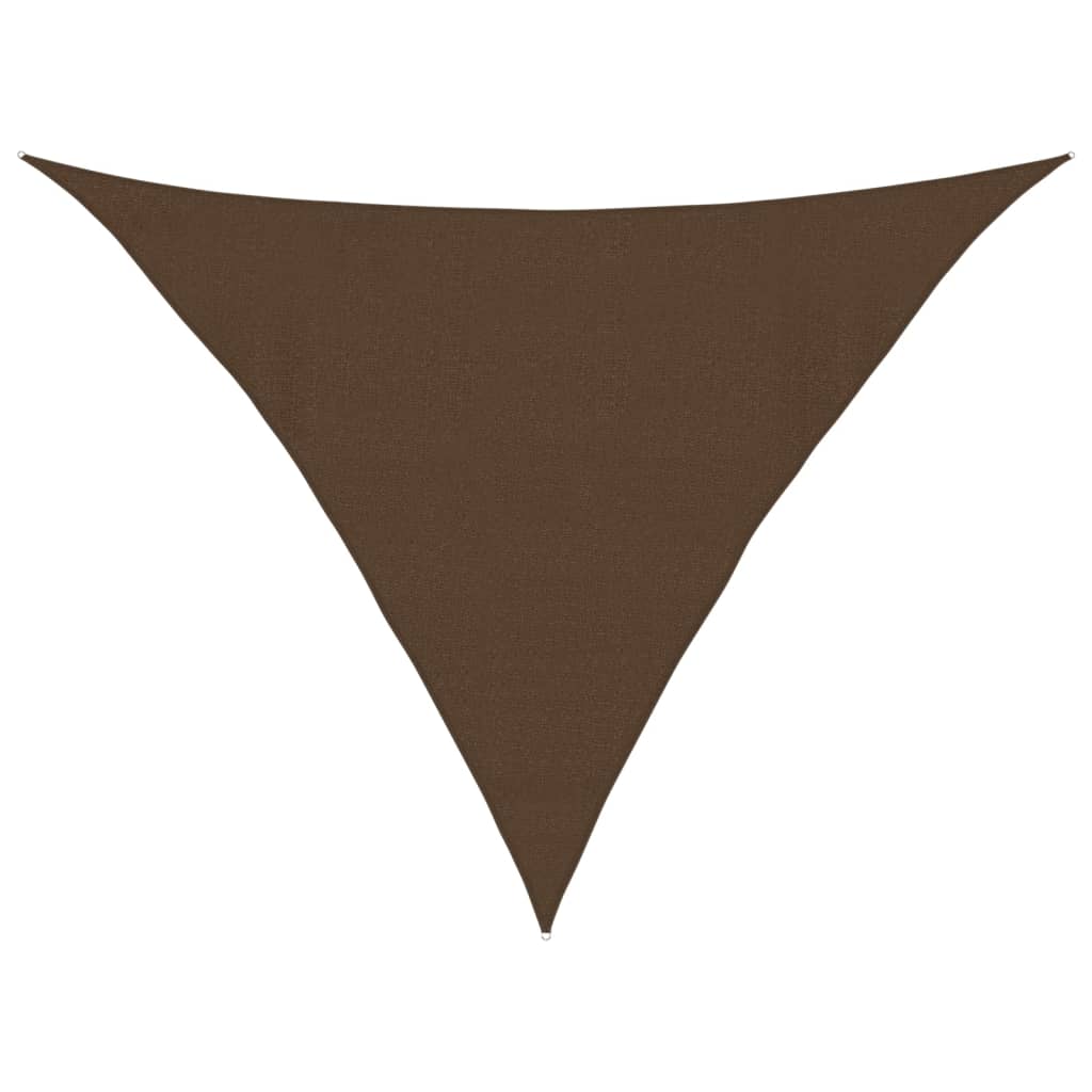 Sonnensegel 160 g/m² Braun 4x4x5,8 m HDPE