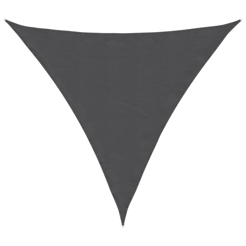 Sun sail Oxford fabric triangular 4.5x4.5x4.5 m anthracite