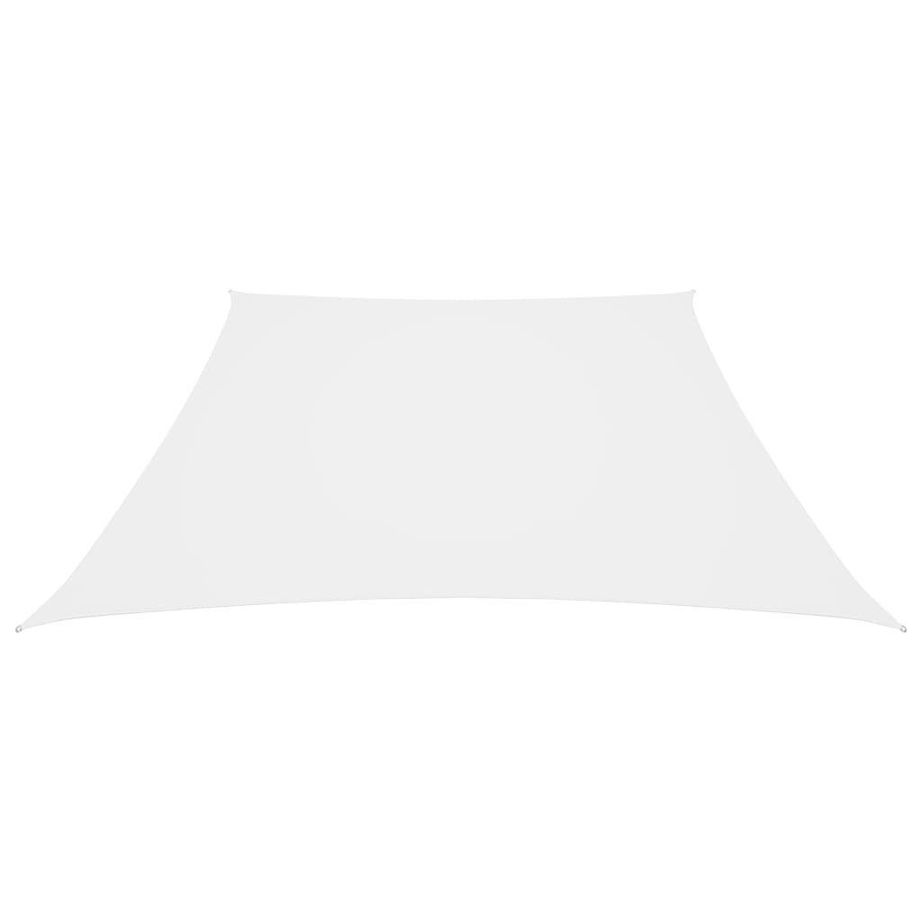 Sonnensegel Oxford-Gewebe Trapezförmig 2/4x3 m Weiß