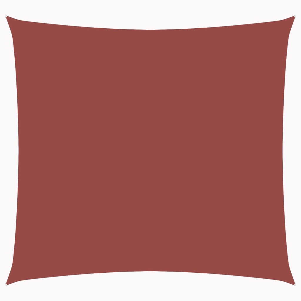 Sonnensegel Oxford-Gewebe Quadratisch 2,5x2,5 m Terrakottarot