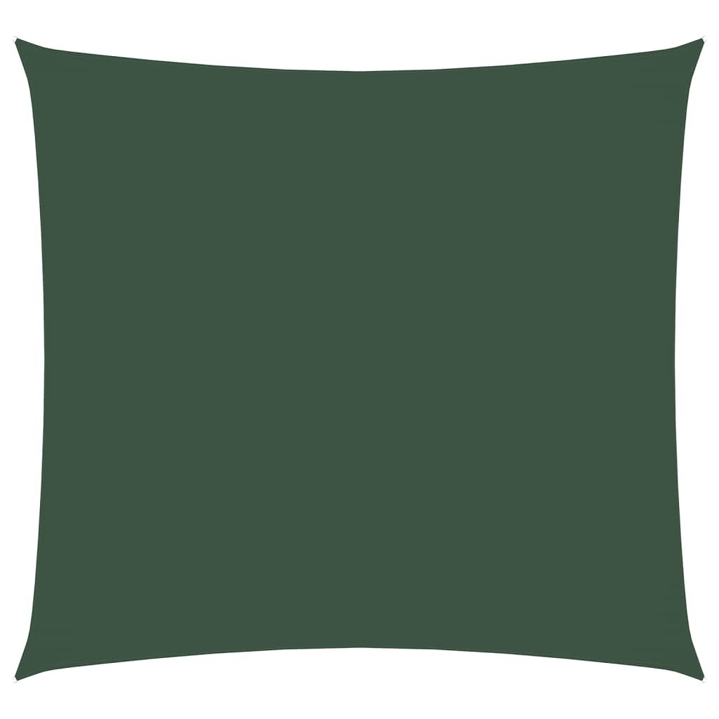 Sonnensegel Oxford-Gewebe Quadratisch 4,5x4,5 m Dunkelgrün