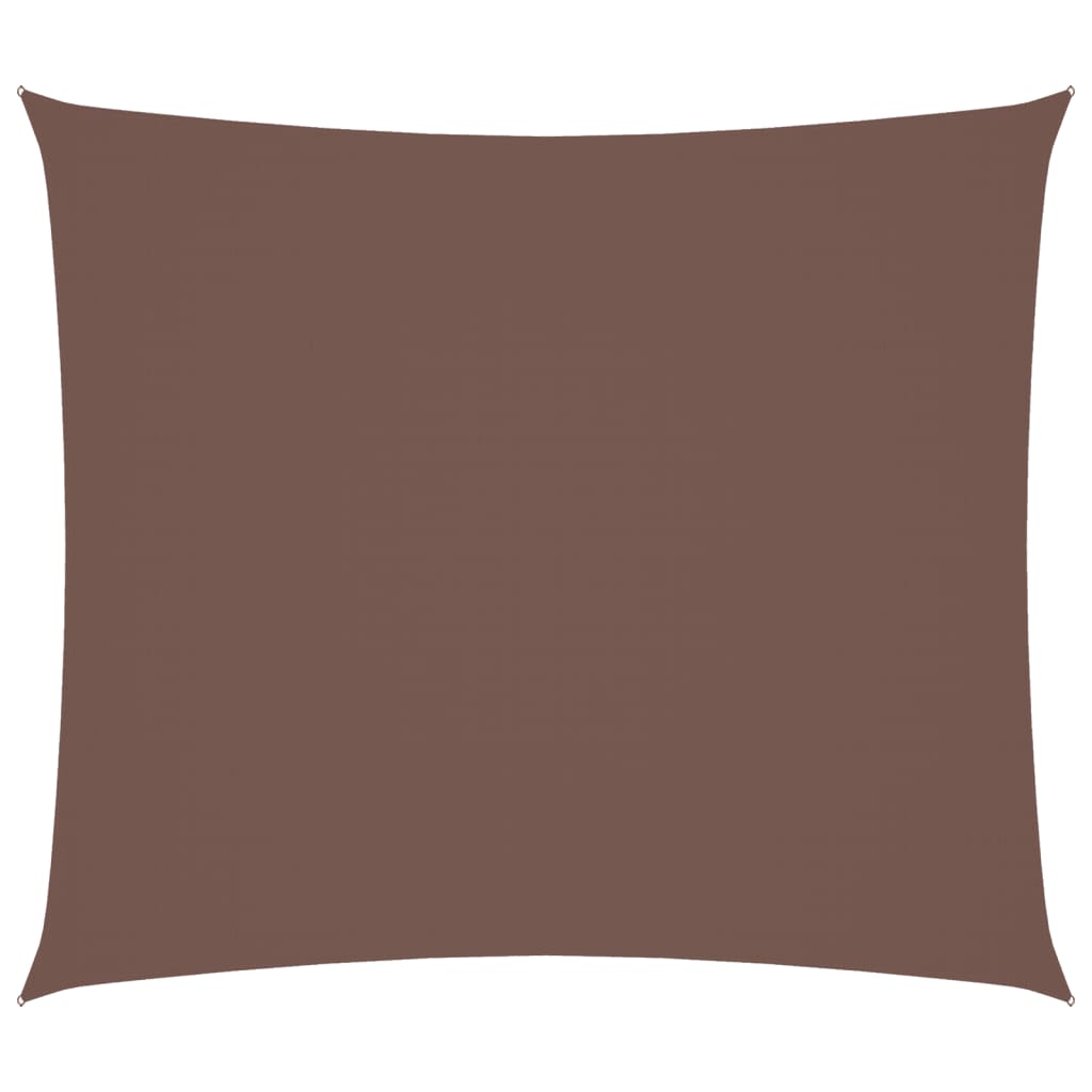 Sonnensegel Oxford-Gewebe Rechteckig 2x2,5 m Braun