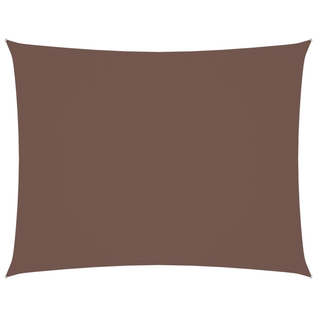 Sonnensegel Oxford-Gewebe Rechteckig 2,5x4 m Braun