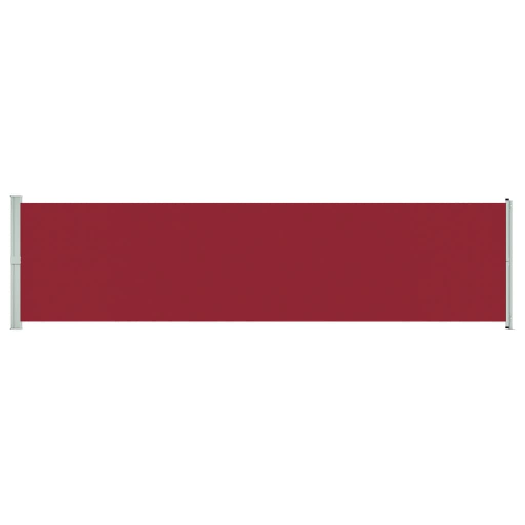 Seitenmarkise Ausziehbar 600x160 cm Rot