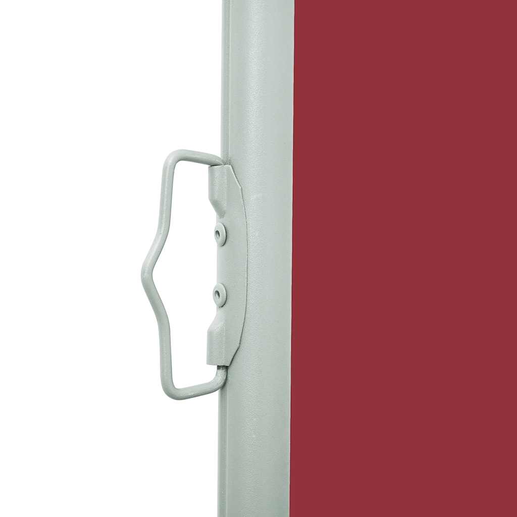 Seitenmarkise Ausziehbar 600x160 cm Rot
