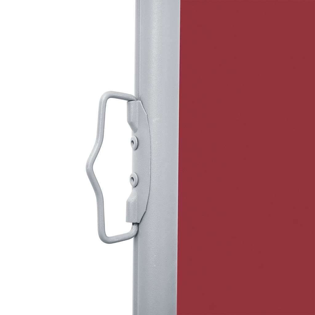 Ausziehbare Seitenmarkise 170x1200 cm Rot