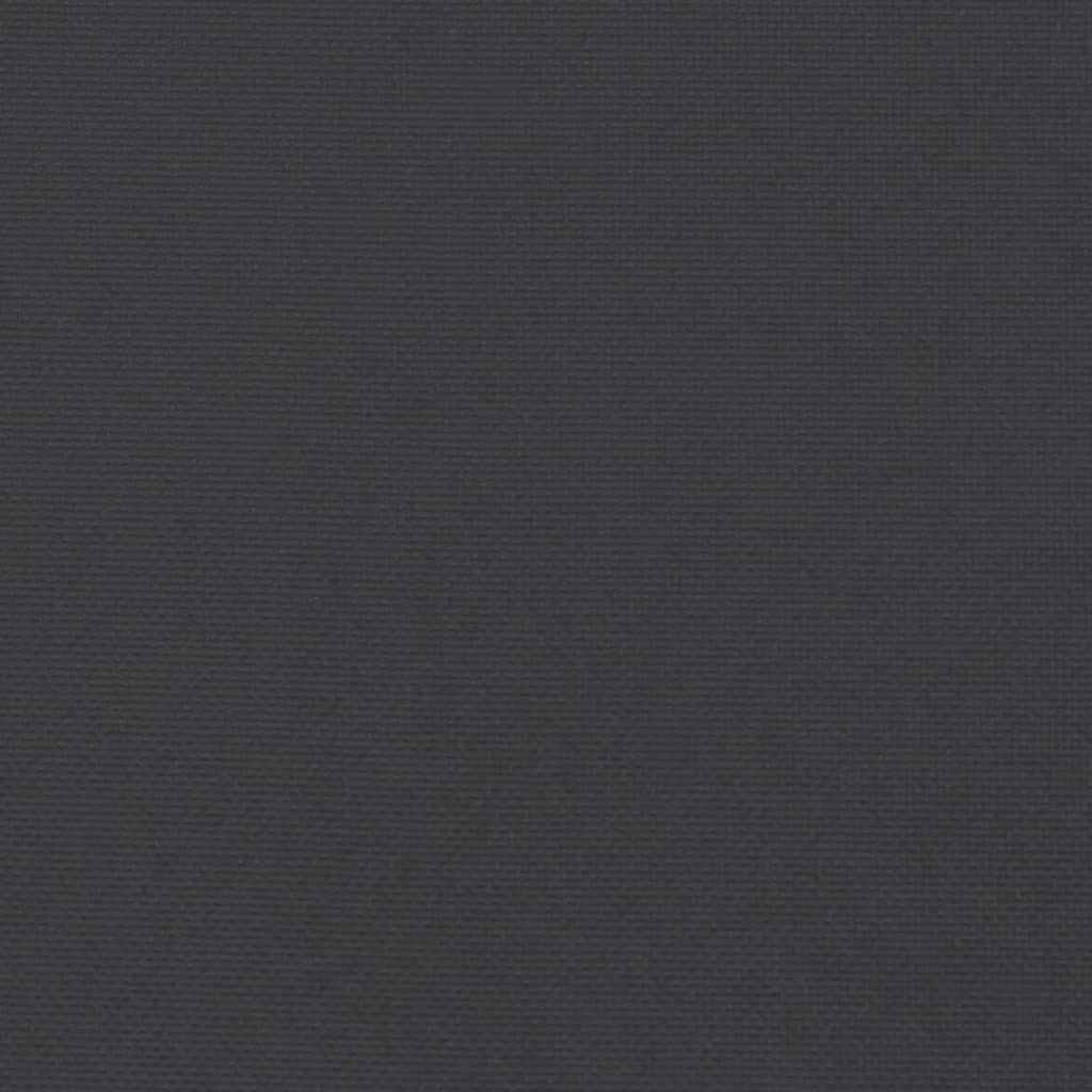 Gartenstuhl-Kissen 2 Stk. Schwarz 40x40x3 cm Oxford-Gewebe