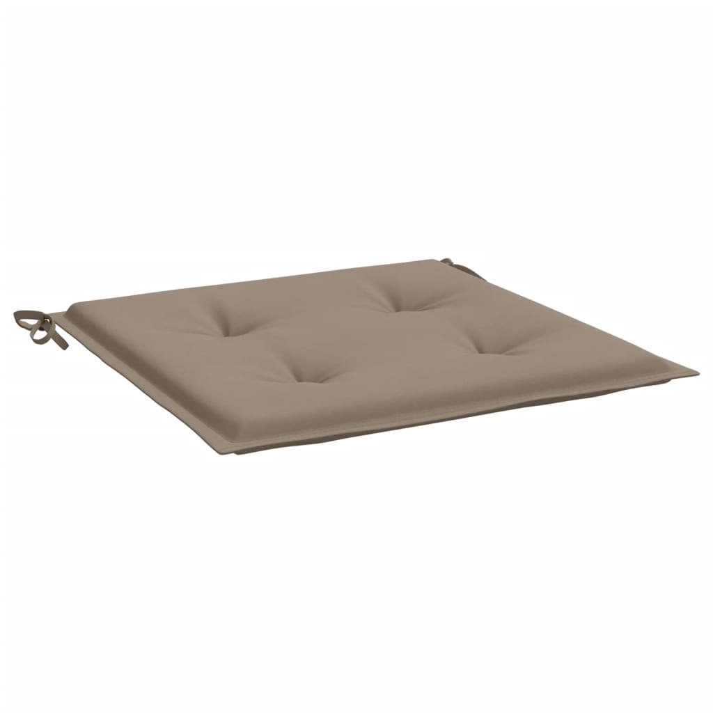 Gartenstuhl-Kissen 4 Stk. Taupe 50x50x4 cm Oxford-Gewebe