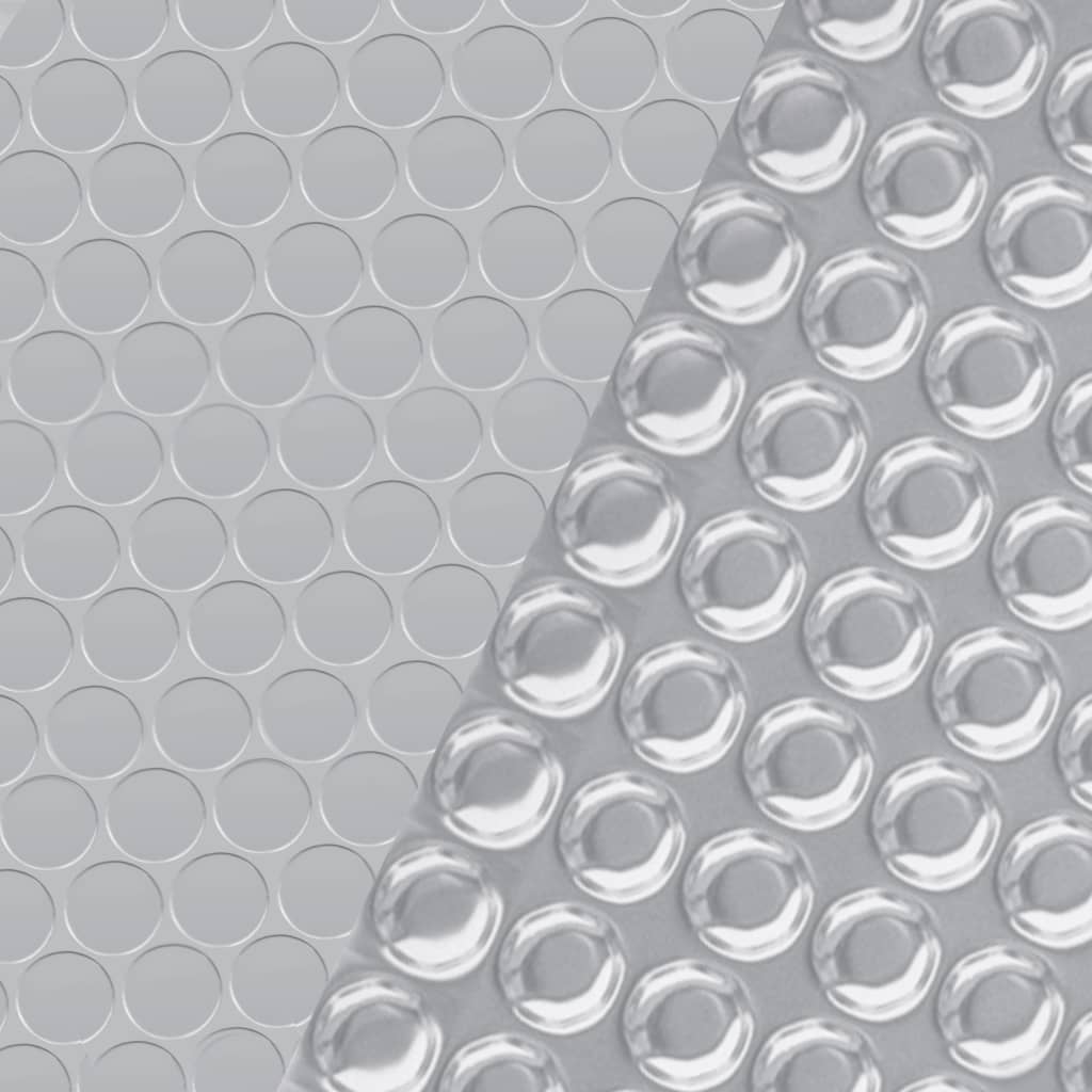 Couverture de piscine argent 417 cm PE