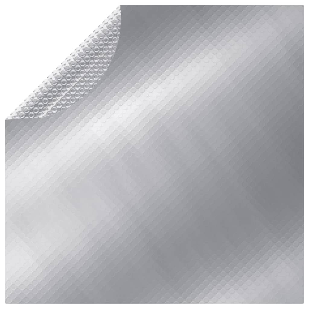 Couverture de piscine argent 488 cm PE