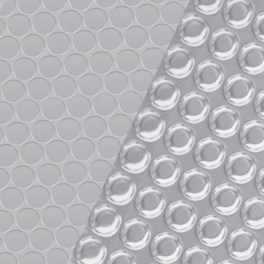 Couverture de piscine argent 488 cm PE