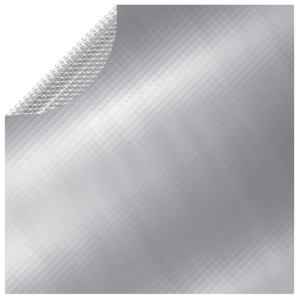 Couverture de piscine argent 549 cm PE