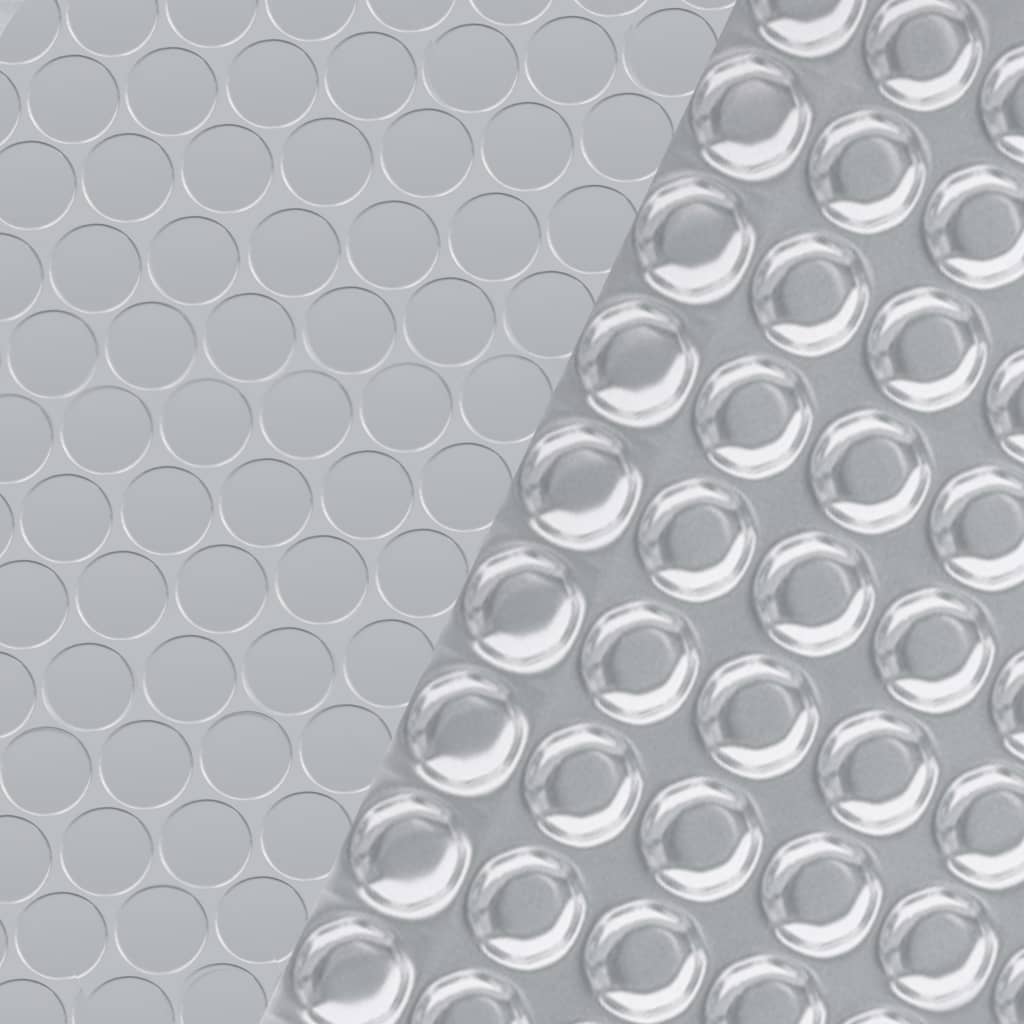 Couverture de piscine argent 549 cm PE