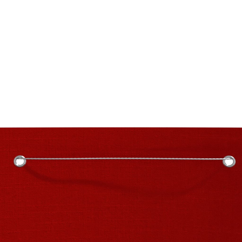 Balcony privacy screen red 140x240 cm Oxford fabric