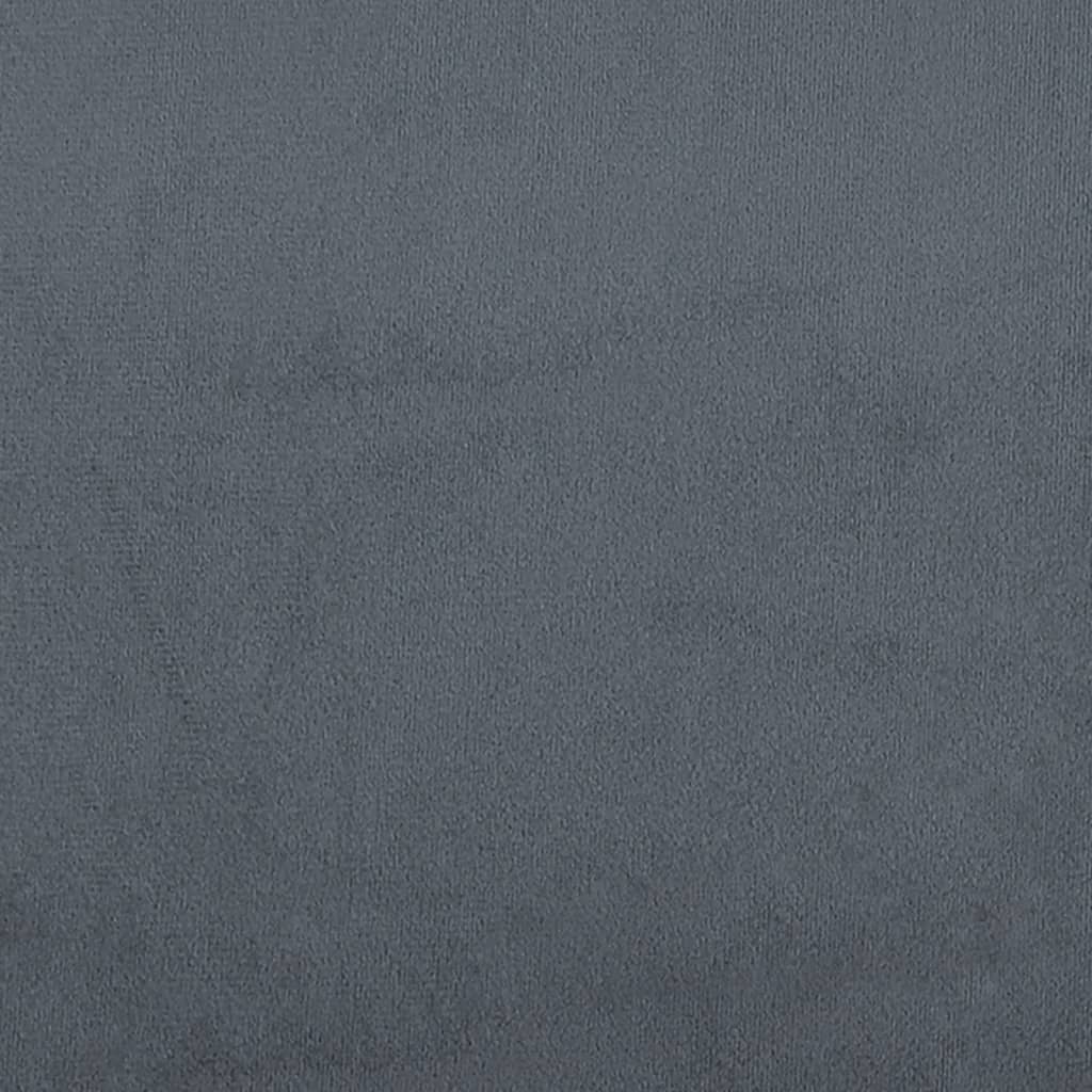 Dining room chairs 4 pcs. Dark gray velvet