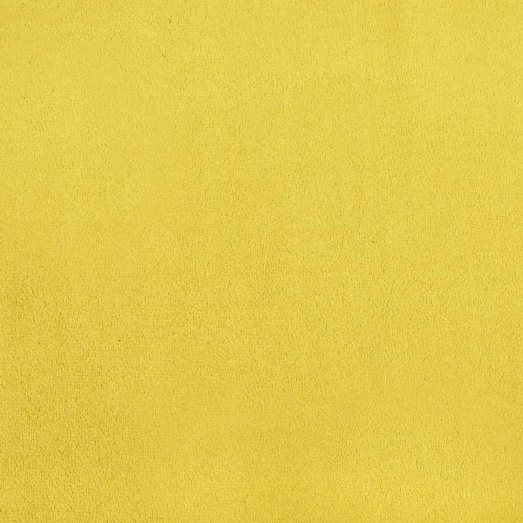 Dining room chairs 4 pcs. Mustard yellow velvet
