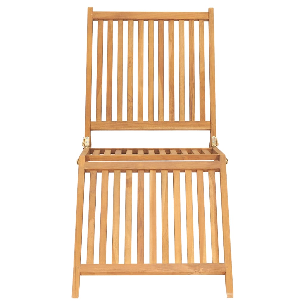 Sun lounger solid teak wood