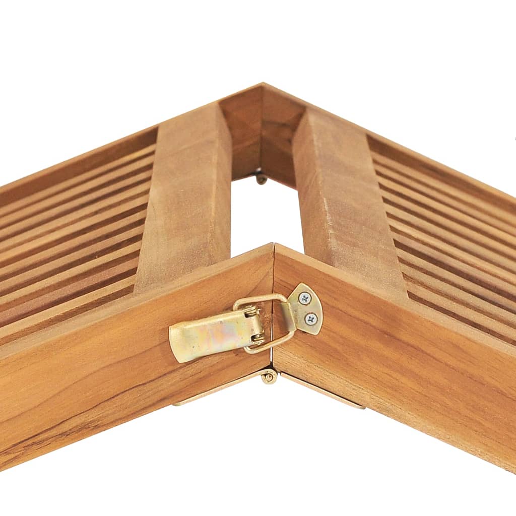 Sun lounger solid teak wood