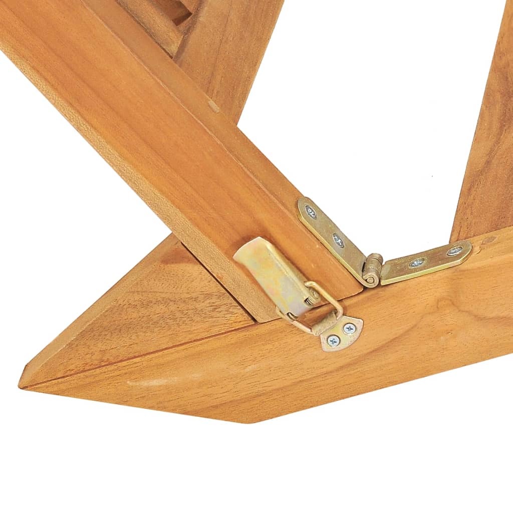 Sun lounger solid teak wood