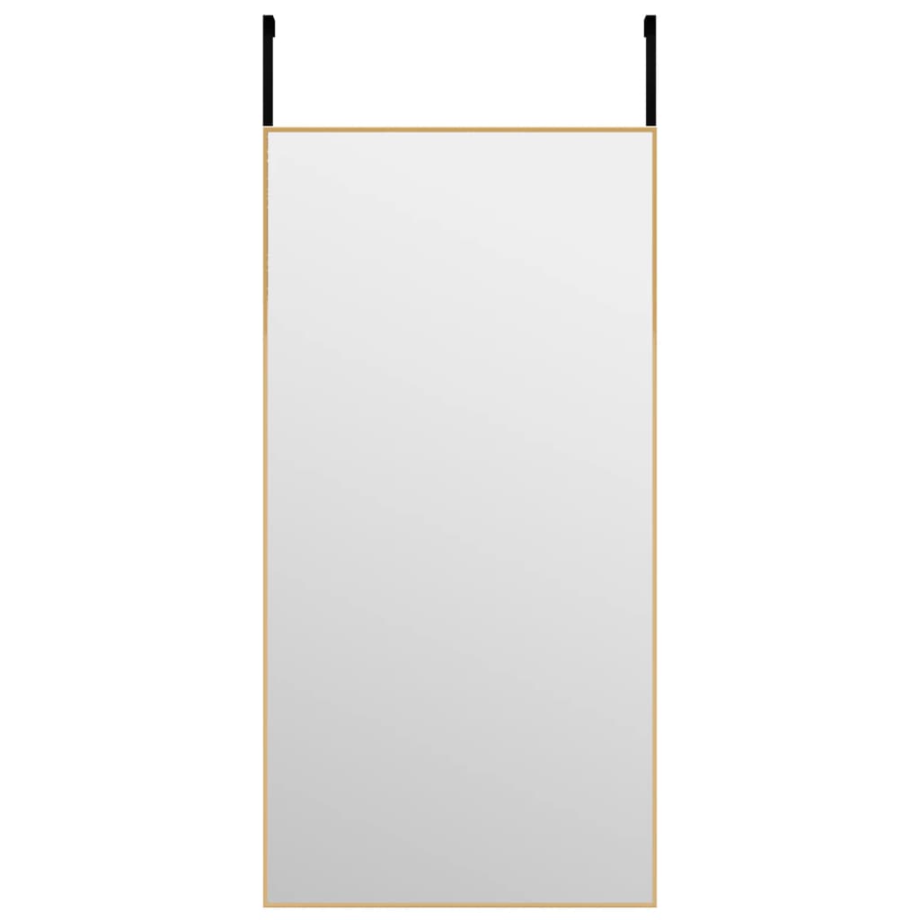 Miroir de porte Doré 40x80 cm verre et aluminium