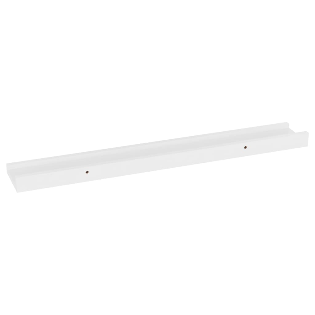 Etagères murales 4 pcs Blanc 60x9x3 cm