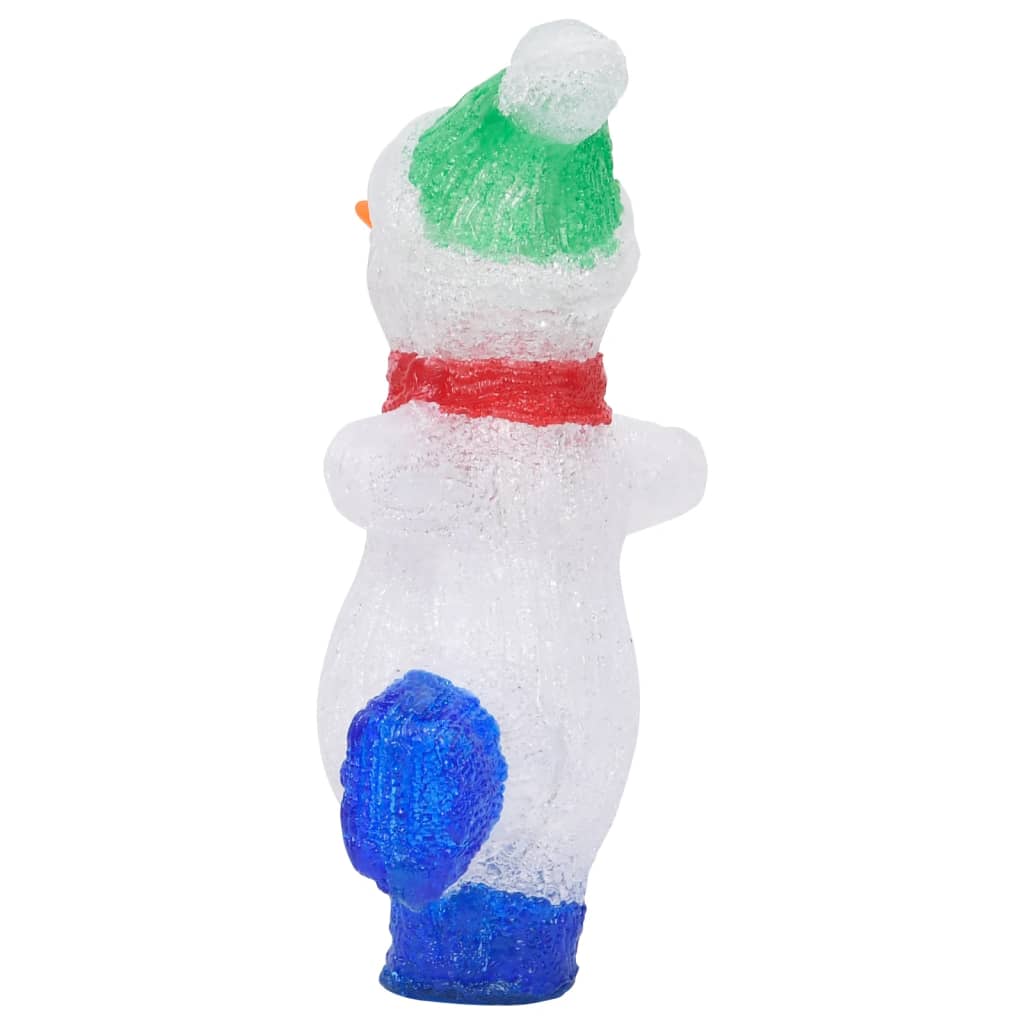 LED Christmas figure snowman acrylic indoor and outdoor 30 cm