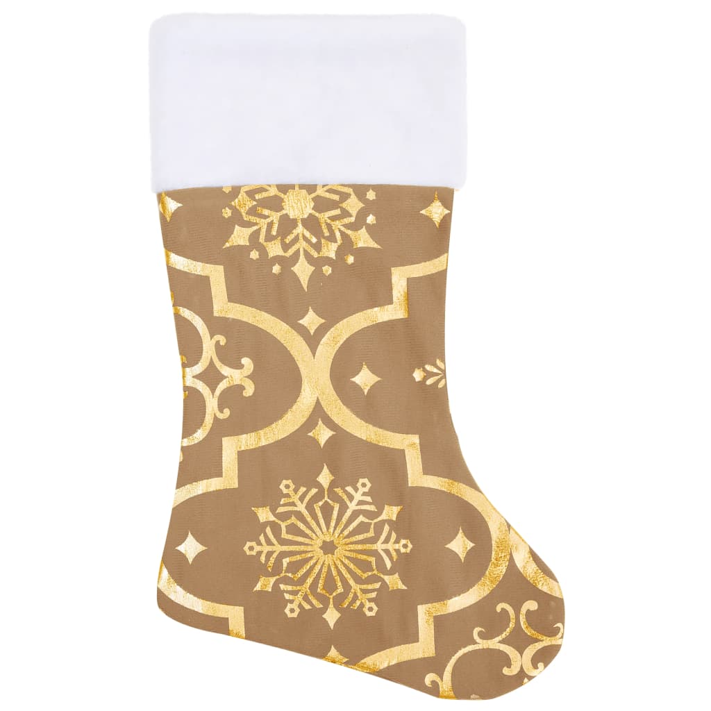 Luxury Christmas tree blanket with sock yellow 150 cm fabric