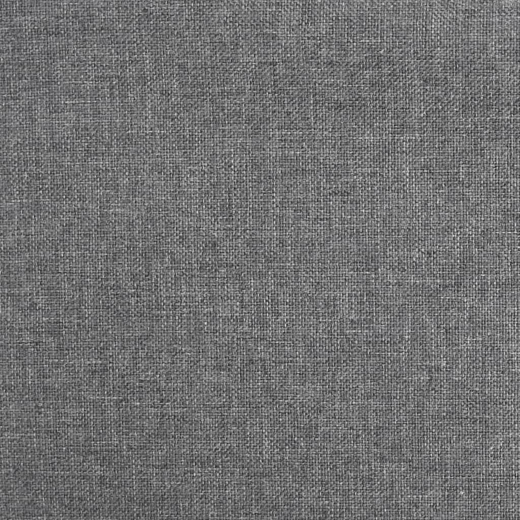 Bar stools 2 pcs. Light gray fabric