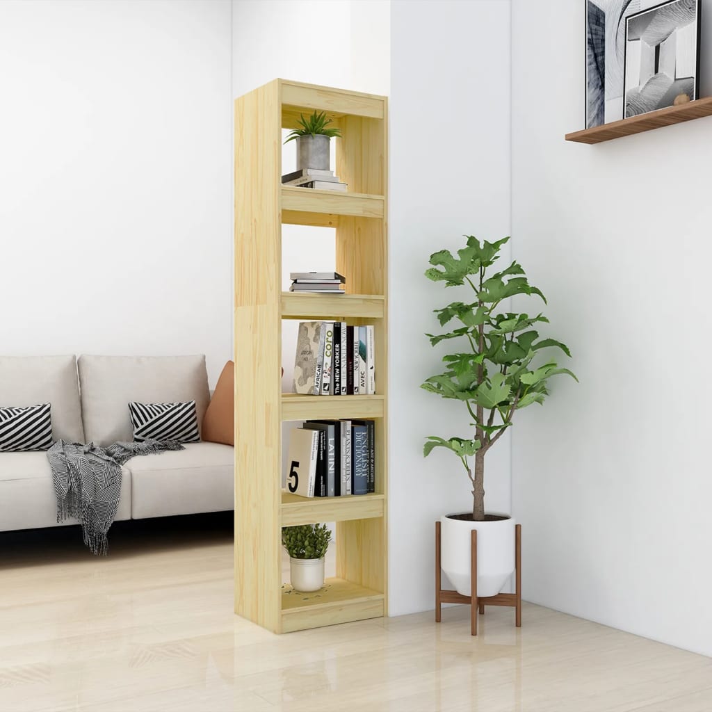 Bookcase/room divider 40x30x167.5 cm solid pine wood