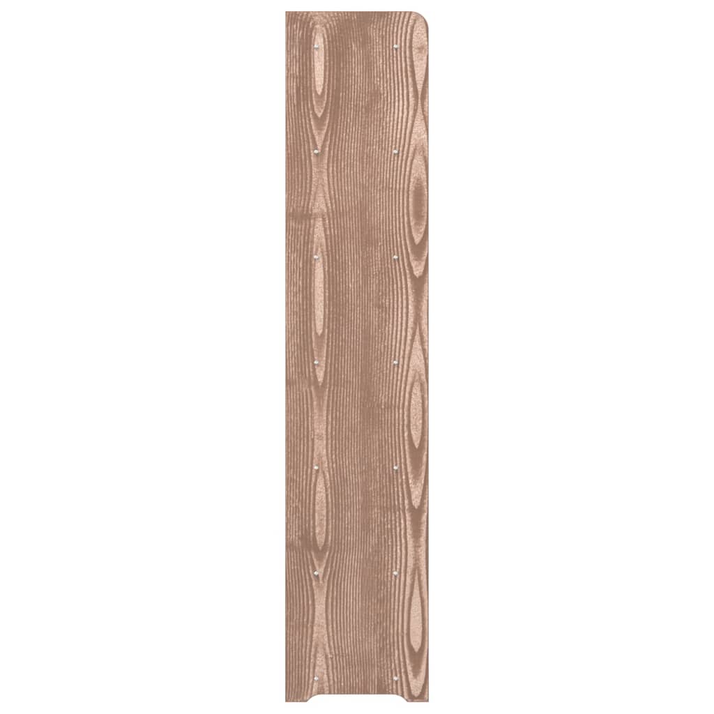 Étagère à chaussures marron 90x24x117 cm en bois