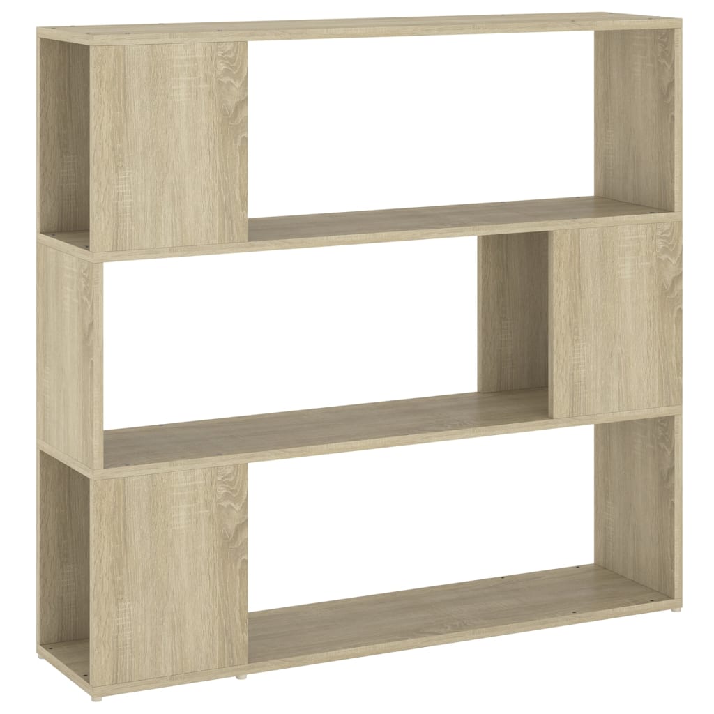 Bibliothèque séparateur de pièce chêne Sonoma 100x24x94 cm
