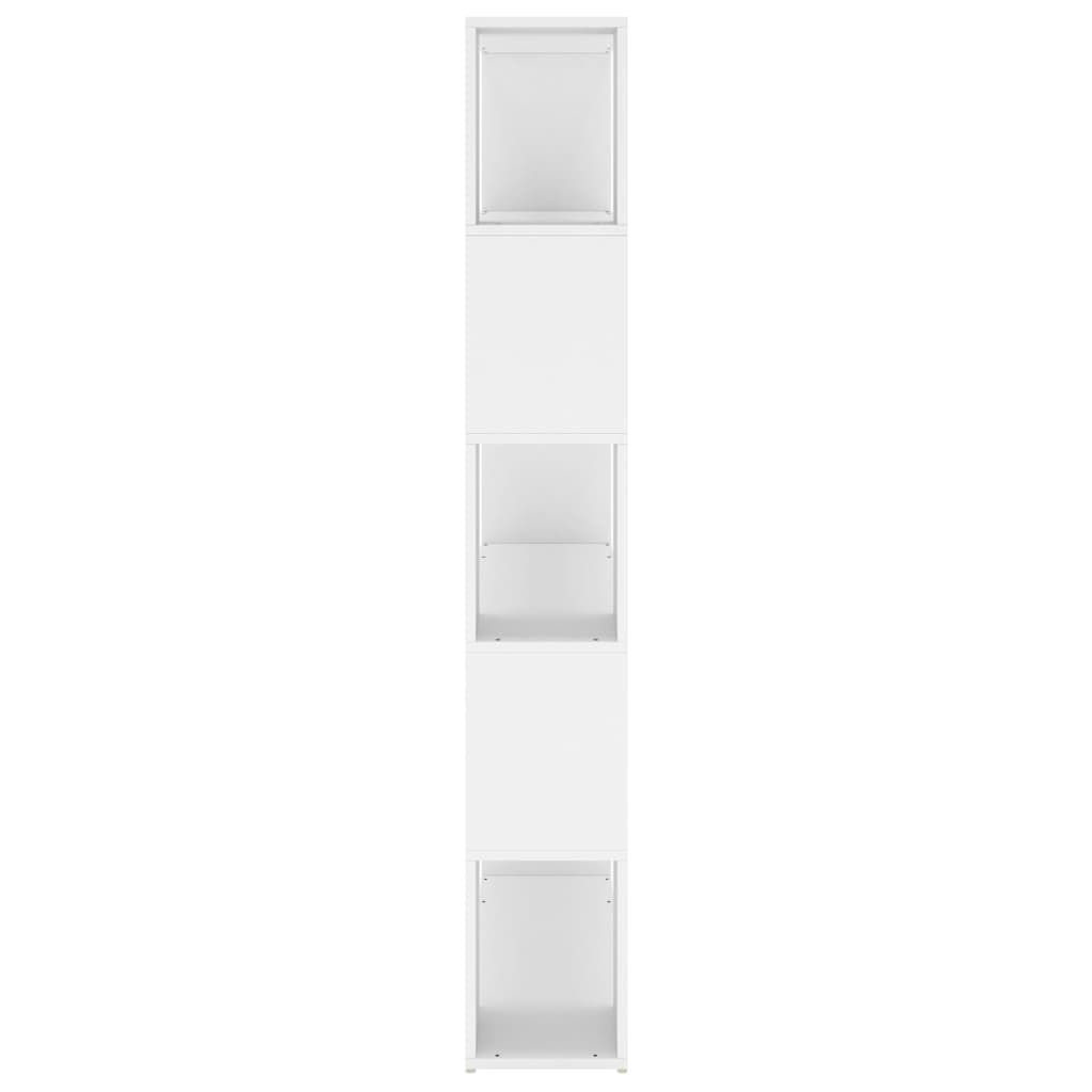 Bookcase room divider white 100x24x155 cm made of wood