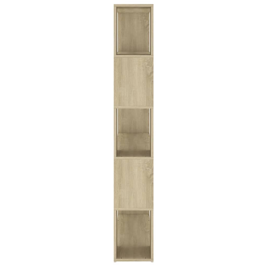 Bibliothèque séparateur de pièce chêne Sonoma 100x24x155 cm matériau bois
