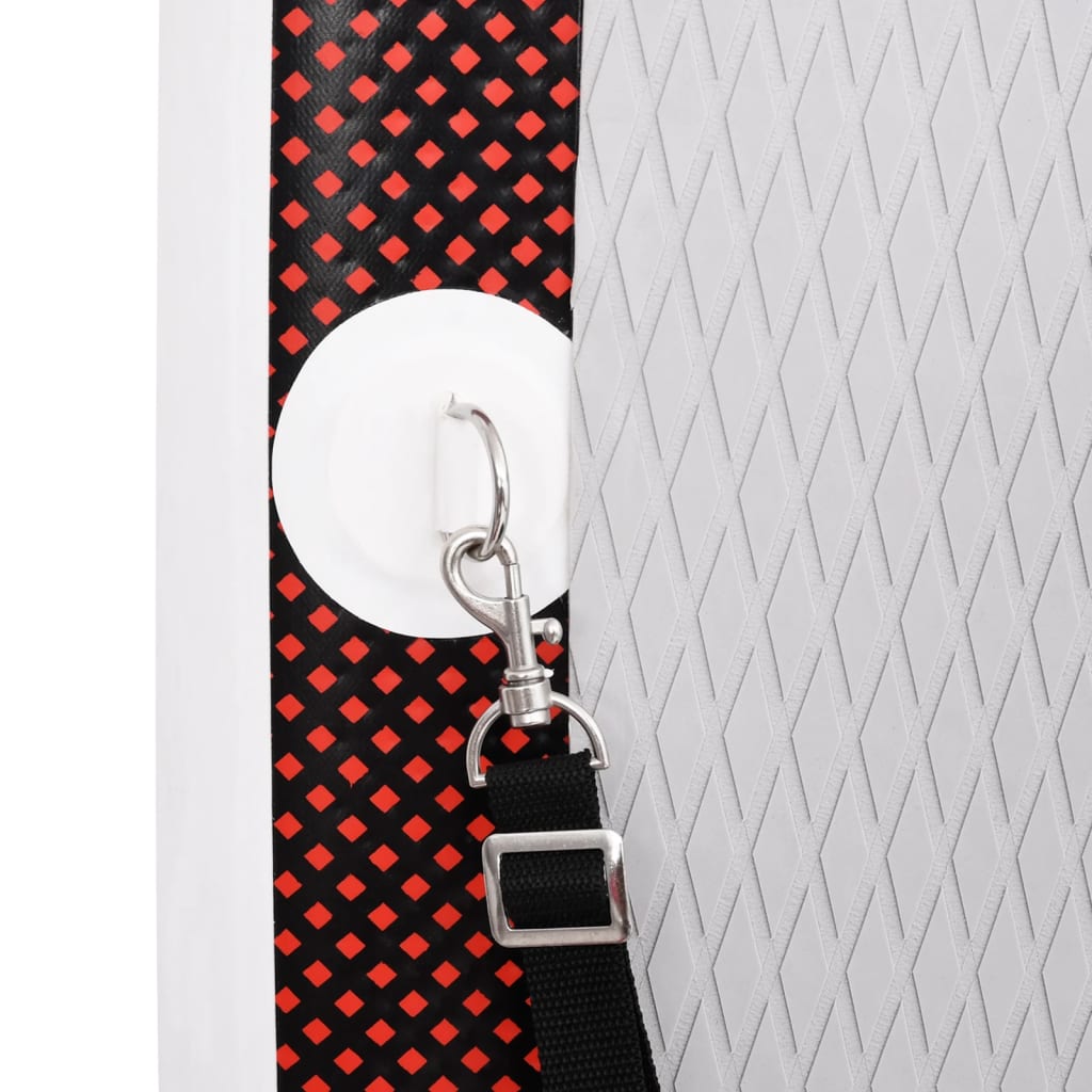 SUP board set inflatable red 300x76x10 cm
