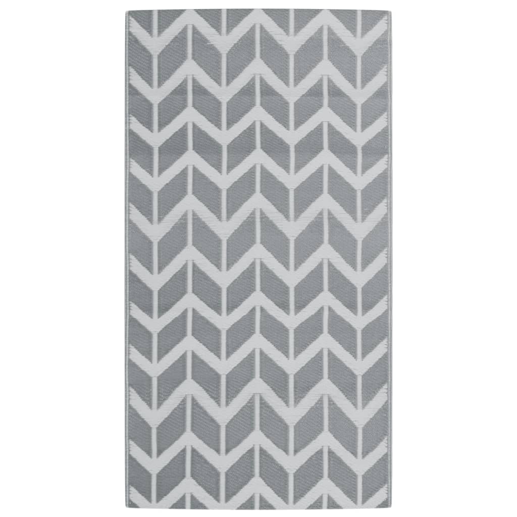 Outdoor-Teppich ARAKIL Grau 80x150 cm PP
