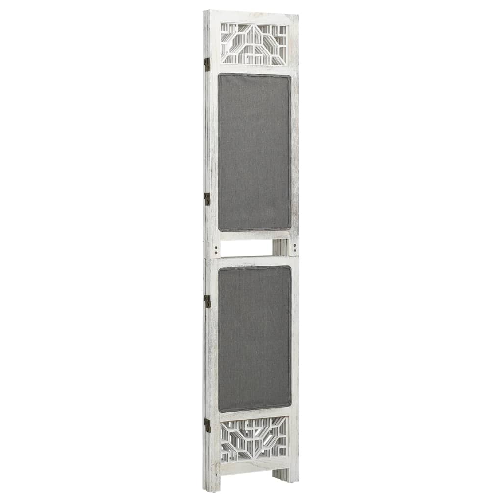 3 pcs. Room divider gray 105x165 cm fabric