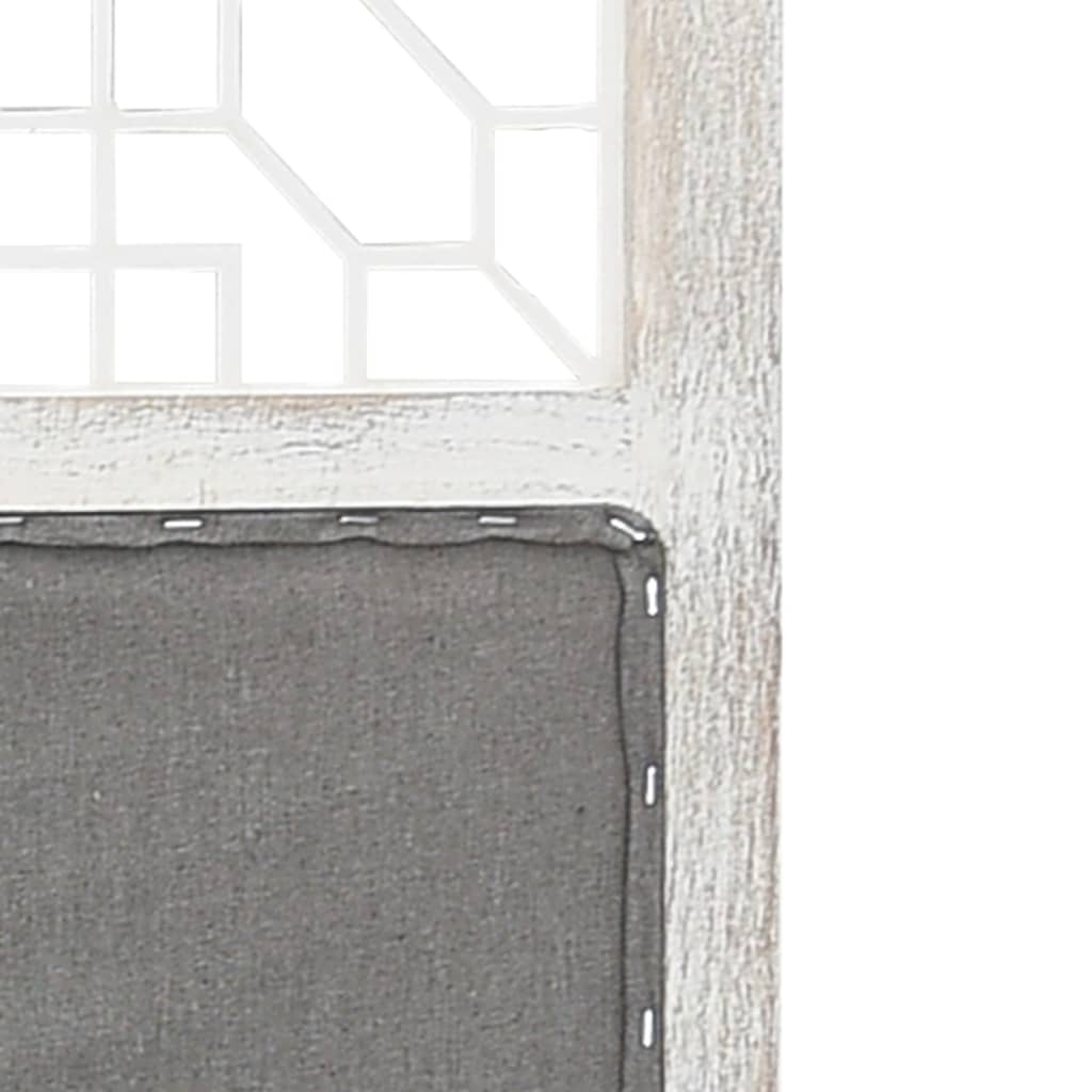 3 pcs. Room divider gray 105x165 cm fabric