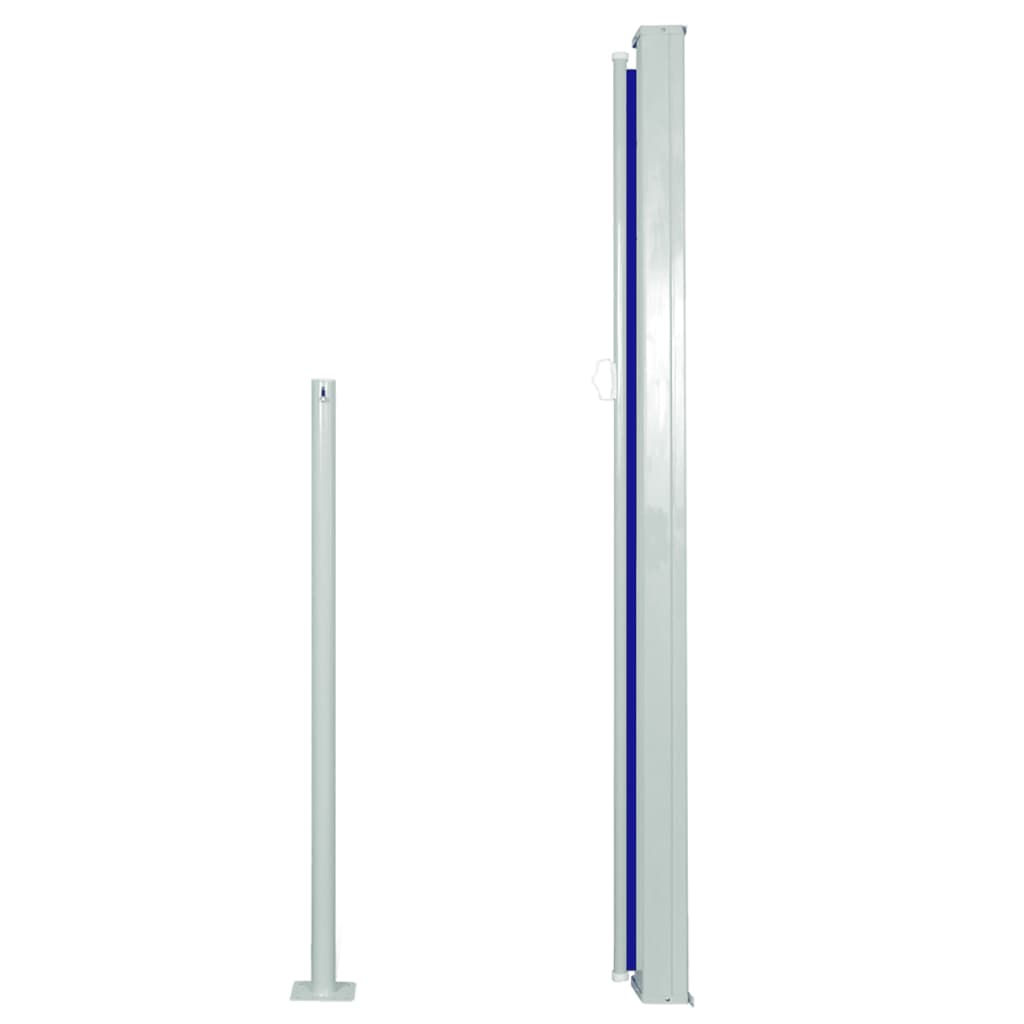 Seitenmarkise Ausziehbar 140x300 cm Blau