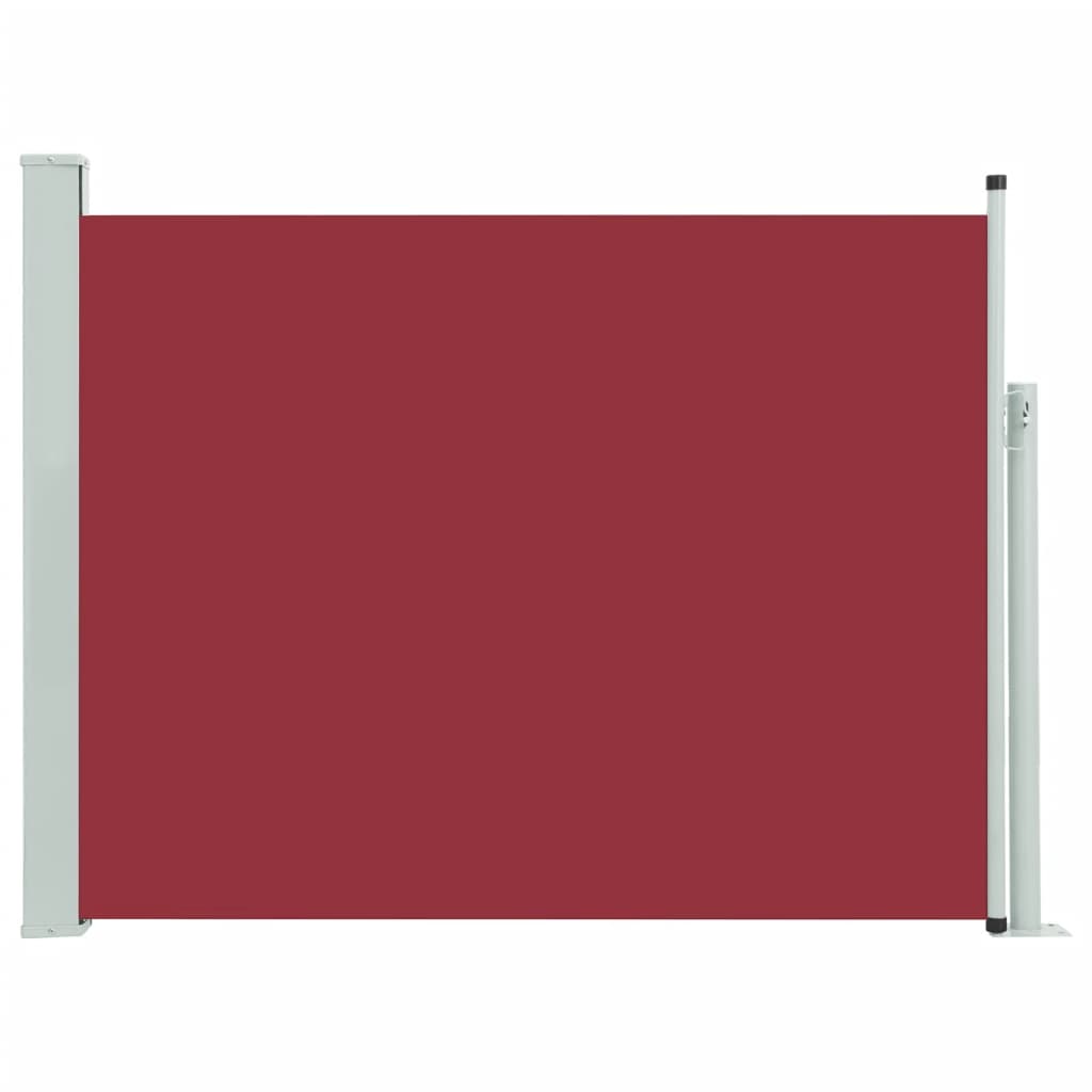 Seitenmarkise Ausziehbar 140x500 cm Rot