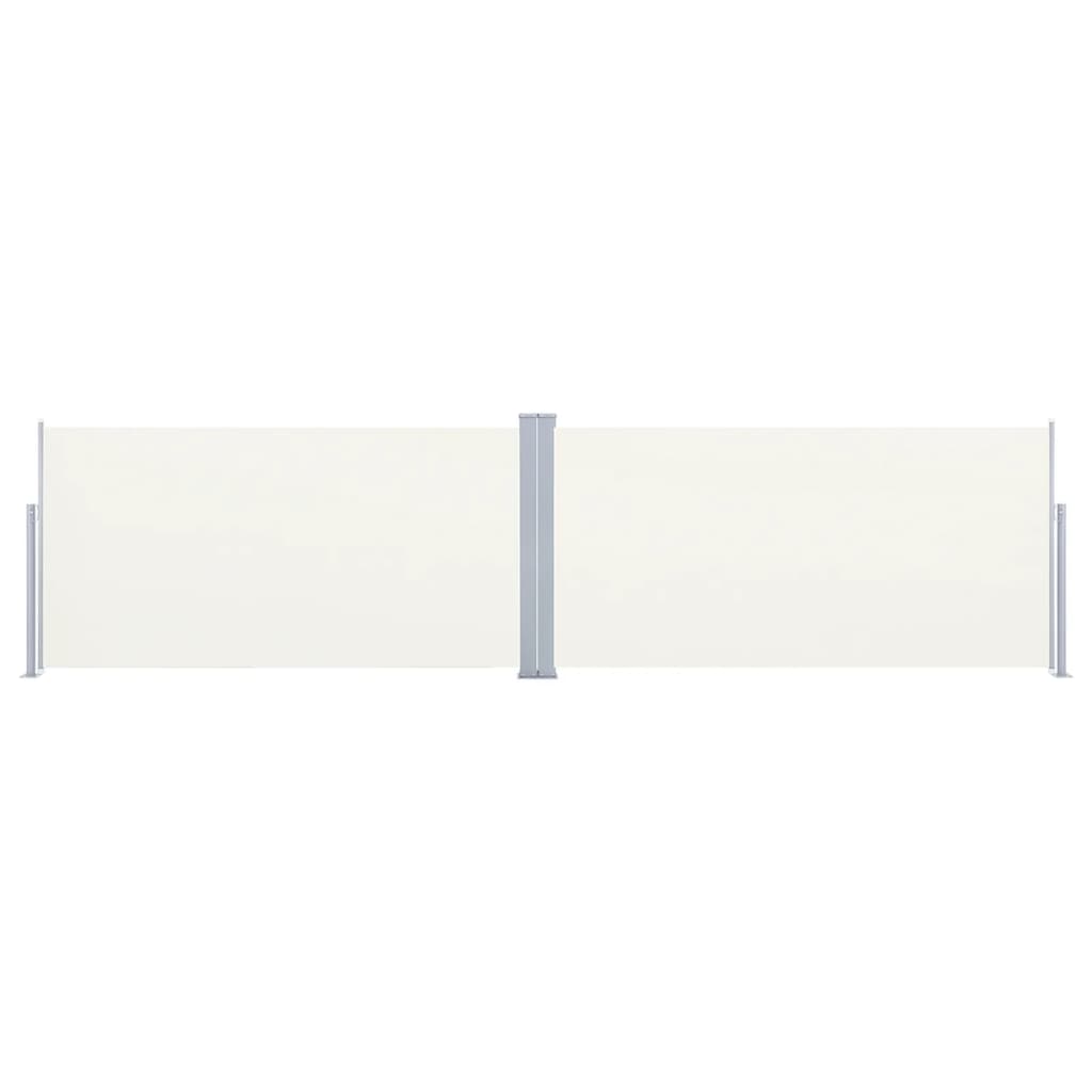 Seitenmarkise Ausziehbar Creme 160x600 cm