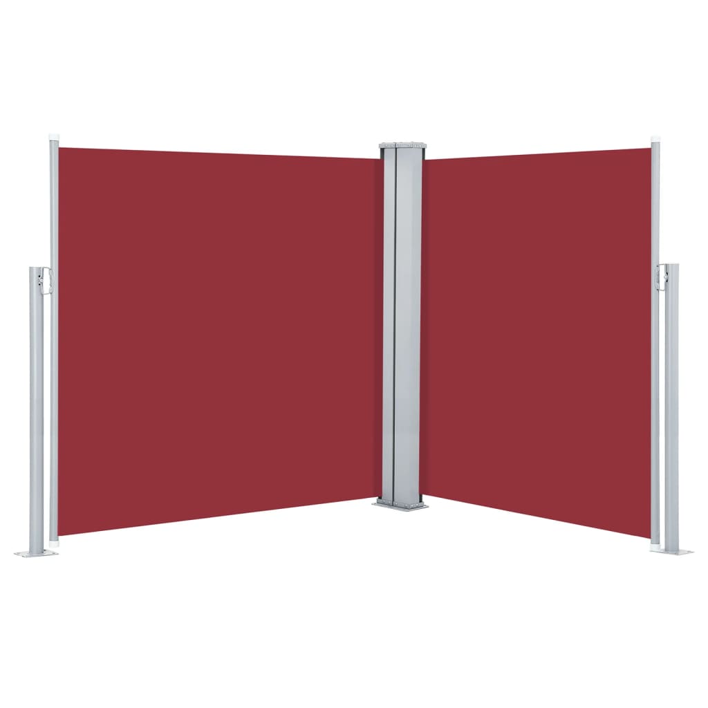Seitenmarkise Ausziehbar Rot 160x600 cm