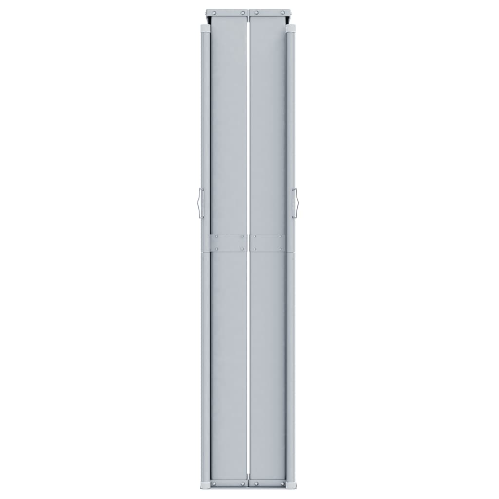 Side awning extendable red 200x600 cm