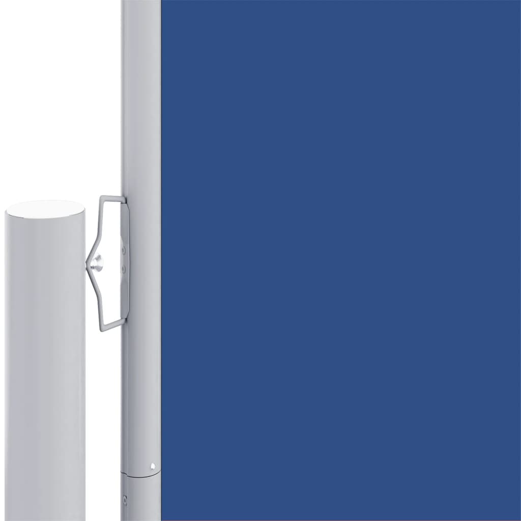 Seitenmarkise Ausziehbar Blau 140x1000 cm