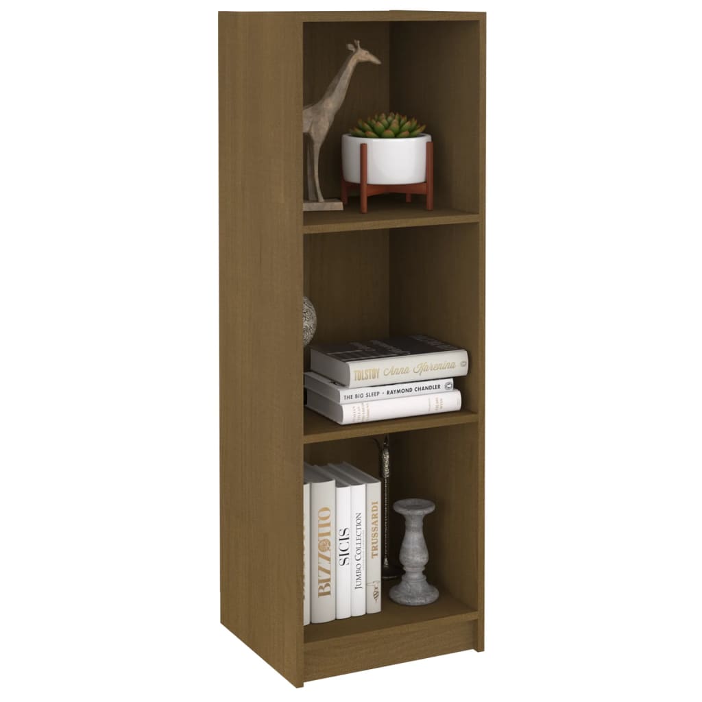Bibliothèque/séparateur de pièce marron miel 40x30x199 bois de pin massif