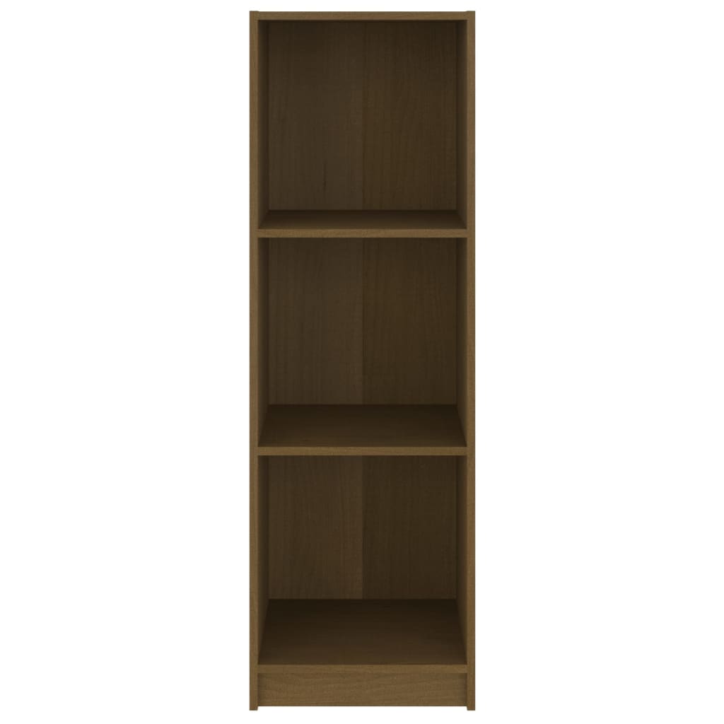 Bibliothèque/séparateur de pièce marron miel 40x30x199 bois de pin massif