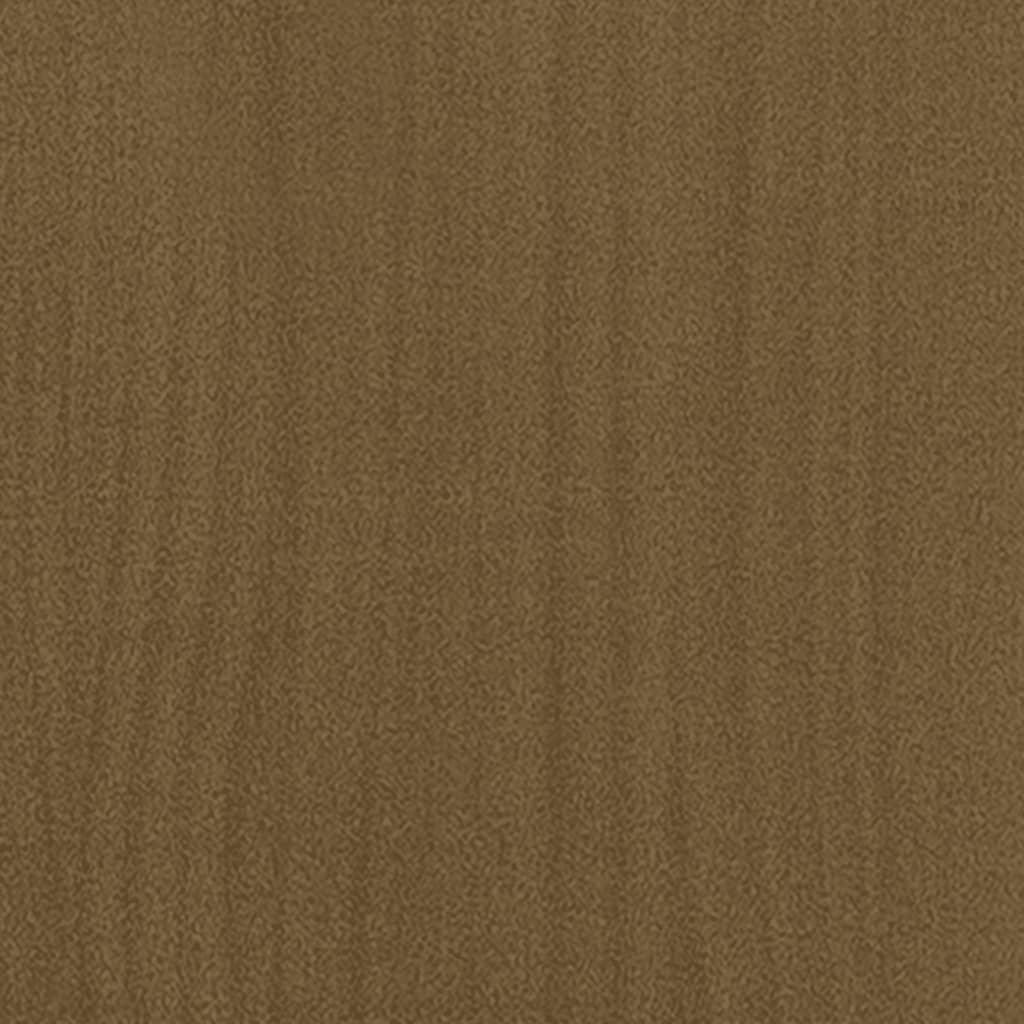 Bibliothèque/séparateur de pièce marron miel 40x35x135 bois de pin massif