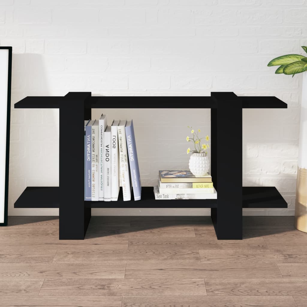 Bookcase black 100x30x51 cm wood material